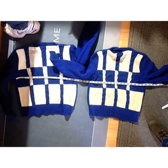 UGLY SWEATERS SALE! Hand knit His/Hers or adult/kid Cable knit Large & Small - Picture 6 of 7